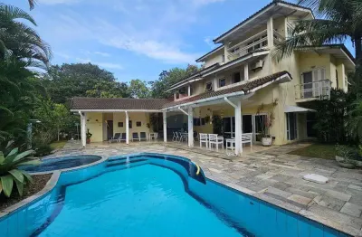 Casa - venda - condomínio hanga roa - bertioga-sp com 7 suítes