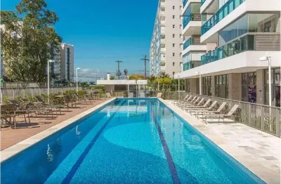 Apartamento mobiliado à venda com 2 quartos, varanda gourmet e vista mar na praia da enseada em bertioga