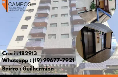 Excelente apartamento à venda com  2 dormitórios  na guilhermina  à 200 metros  da  praia