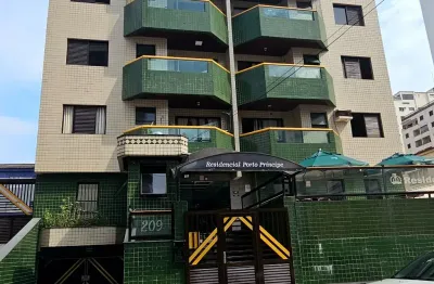 Lindo apartamento frente rua com 2 dormitórios localizado na vila tupi  - praia grande-sp