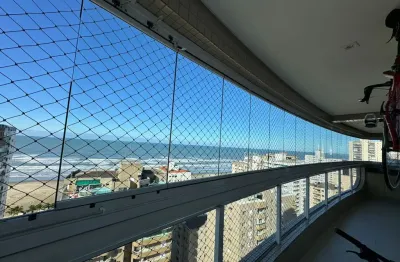 Lindo apartamento vista mar com 3 suítes localizado à 100 metros da praia  na aviação- praia grande-sp