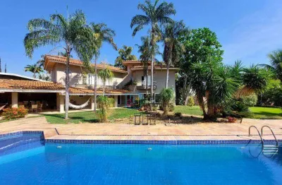 Casa residencial com 4 dormitórios, 700 m² - venda por r$ 4.500.000 ou aluguel por r$ 19.675/mês - condomínio altos da represa - americana/sp
