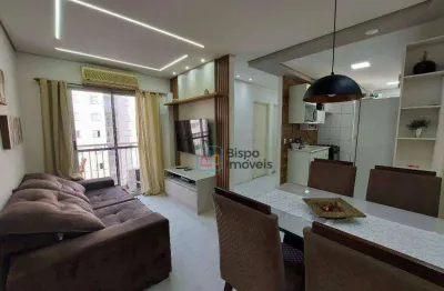 Apartamento com 2 dormitórios para alugar, 49 m² por r$ 1.826,25/mês - jardim guanabara - americana/sp