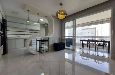 Apartamento com 3 dormitórios para alugar, 121 m² - vila frezzarim - americana/sp