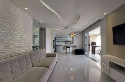 Apartamento com 3 dormitórios para alugar, 121 m² por r$ 8.245,00/mês - vila frezzarim - americana/sp