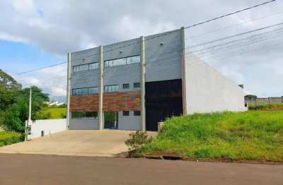 Galpão industrial para alugar, 1079 m² por r$ 21.000/mês - loteamento industrial jardim dona esther - nova odessa/sp