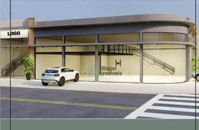 Salão para alugar, 155 m² por r$ 6.000,00/mês - chácara machadinho i - americana/sp
