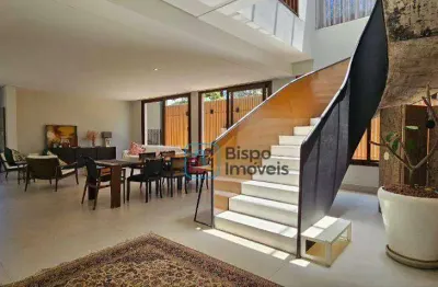 Casa com 4 suítes para alugar, 634 m² por r$ 17.430/mês - parque residencial nardini - americana/sp