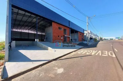 Galpão para alugar, 570 m² - parque industrial 9 de julho - americana/sp