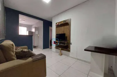 Apartamento com 2 dormitórios à venda, 50 m² - loteamento industrial machadinho - americana/sp