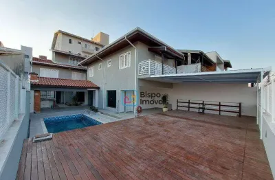 Casa residencial com 4 dormitórios para alugar, 425 m² - catharina zanaga - americana/sp