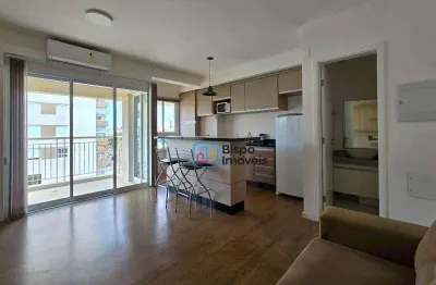 Apartamento com 1 dormitório para alugar, 49 m² por R$ 3.866,13/mês - Vila Frezzarim - Americana/SP