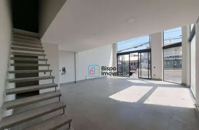 Salão para alugar, 99 m² por r$ 4.200,00/mês - parque das nações - americana/sp