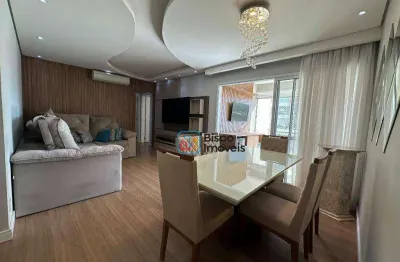 Apartamento mobiliado com 3 dormitórios à venda, 121 m² por r$ 1.600.000 - vila frezzarim - americana/sp
