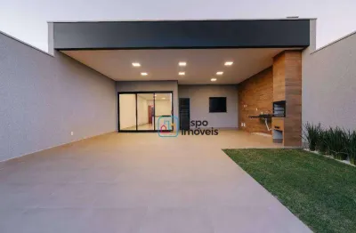Casa residencial com 3 dormitórios à venda, 136 m² - jardim dos lagos - nova odessa/sp