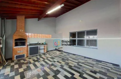 Casa residencial com 3 dormitórios para alugar, 162 m² por r$ 2.515/mês - residencial vale das nogueiras - americana/sp