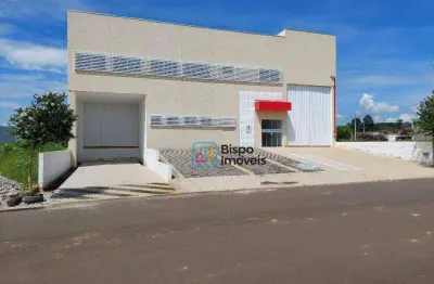 Galpão para alugar, 842 m² por r$ 14.163/mês - parque industrial souza queiroz - limeira/sp