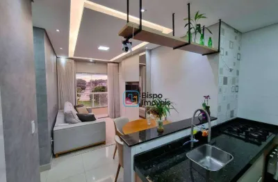 Apartamento Mobiliado com 2 dormitórios à venda, 70 m² por R$ 390.000 - Parque Nova Carioba - Americana/SP