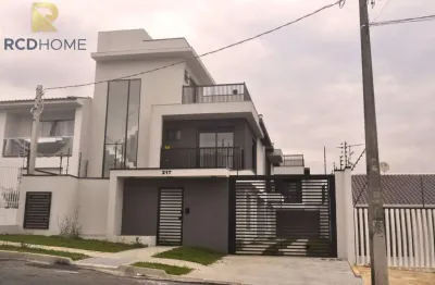 Casa em condomínio para venda em curitiba, xaxim, 3 dormitórios, 1 suíte, 4 banheiros, 2 vagas