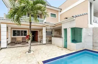 Casa em condomínio fechado com 5 quartos para alugar na avenida hebe camargo, recreio dos bandeirantes, rio de janeiro, 290 m2 por r$ 16.000