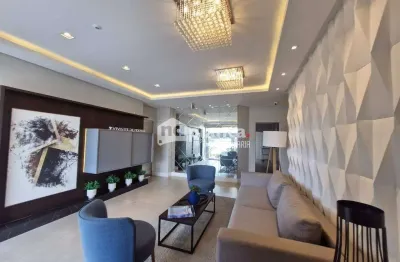 Apartamento à venda no Bairro Kobrasol em São José-SC, com 2 quartos, 1 suíte, 2 vagas