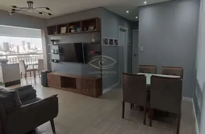 Apartamento à venda com 2 quartos e 1 suite na quarta parada, são paulo-sp: 78m², 2 salas, 2 banheiros e 1 vaga de garagem!