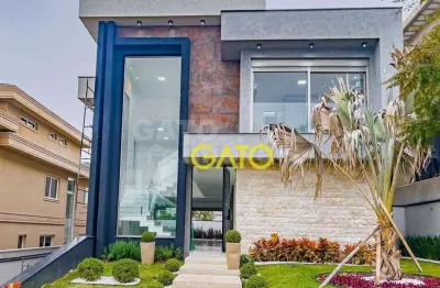 Casa com 5 dormitórios à venda, 521 m² por r$ 9.500.000,00 - tamboré 10 - santana de parnaíba/sp