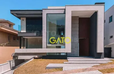 Casa com 4 dormitórios à venda, 555 m² por r$ 8.600.000,00 - tamboré 10 - santana de parnaíba/sp