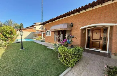 Casa térrea mobiliada para alugar no condomínio estância marambaia em vinhedo - sp