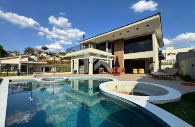 Casa de alto padrão à venda no condomínio arboretum em vinhedo - sp- mobiliado