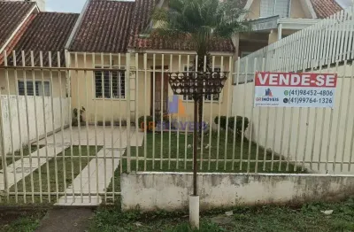 Casa para venda em pinhais, jardim amélia, 3 dormitórios, 1 banheiro, 2 vagas