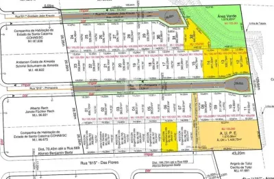 Terreno à venda no Tifa Martins, Jaraguá do Sul 