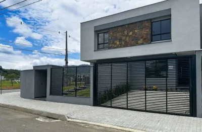 Sobrado geminado | 3 quartos (1 suíte) | três rios do sul (lot. imperial) | 126m²