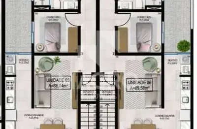 Apartamento | três rios do sul | 3 quartos (1 suíte) | 91m²