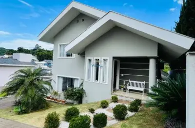 Casa com 3 quartos à venda na rua gustavo zimmermann, itoupava central, blumenau, 214 m2 por r$ 1.699.000