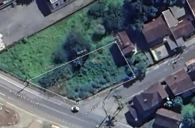 Terreno comercial à venda na rua três corações, 6925, benedito, indaial por r$ 420.000
