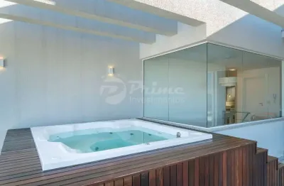 Maravilhosa cobertura com jacuzzi á venda - bairro bombas - bombinhas/sc