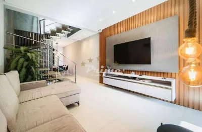 Sobrado geminado alto padrão com 3 suítes e piscina - canto grande - bombinhas/sc