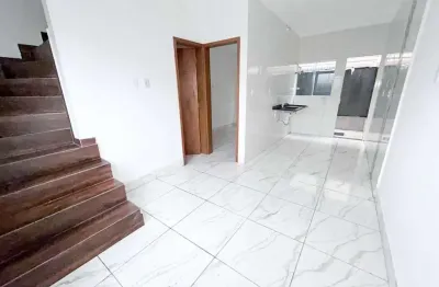 Sobrado com 3 quartos, Parque das Américas, Praia Grande - R$ 259 mil, Cod: 721878