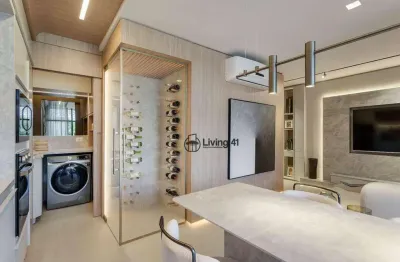 Apartamento duplex com 2 dormitórios à venda, 97 m² por r$ 1.474.000 - barigui - curitiba/pr