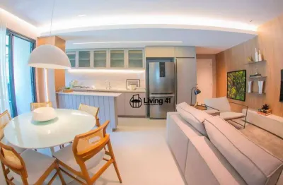 Apartamento com 2 dormitórios à venda, 68 m² por r$ 844.000,00 - cabral - curitiba/pr