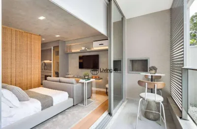 Studio com 1 dormitório à venda, 36 m² por r$ 612.000,00 - barigui - curitiba/pr