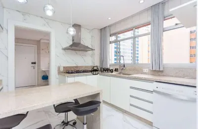 Apartamento com 4 dormitórios para alugar, 222 m² por r$ 9.500/mês - batel - curitiba/pr