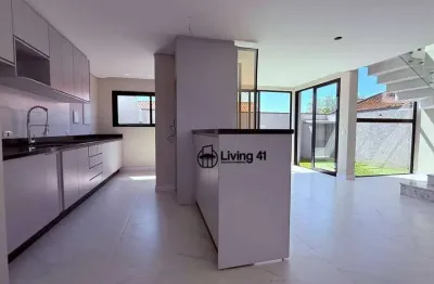 Sobrado triplex novo com 3 dormitórios à venda, 243 m² por r$ 1.420.000 - santa felicidade - curitiba/pr