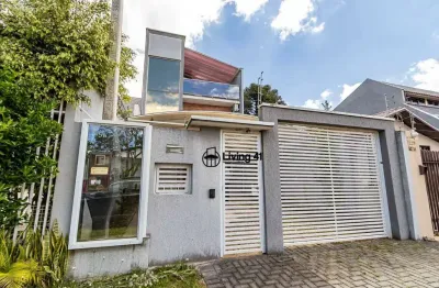 Sobrado de alto padrão com 3 dormitórios à venda, 196 m² por r$ 1.190.000 - bacacheri - curitiba/pr