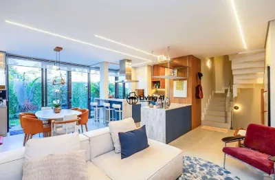 Casa com 3 dormitórios à venda, 160 m² por r$ 1.645.000,00 - mercês - curitiba/pr