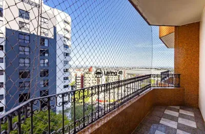 Apartamento com 3 dormitórios para alugar, 128 m² por r$ 6.360,00/mês - batel - curitiba/pr