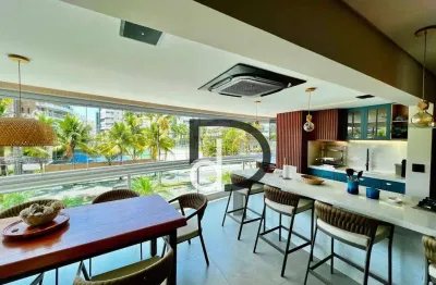 Apartamento com 3 dormitórios à venda, 114 m² por R$ 3.900.000,00 - Riviera de São Lourenço - Bertioga/SP