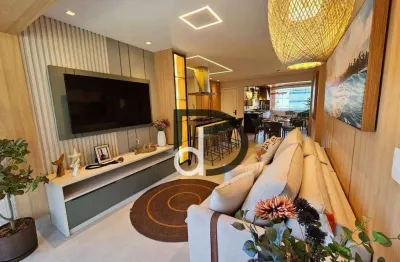 Apartamento com 3 dormitórios à venda, 143 m² por R$ 5.750.000,00 - Riviera de São Lourenço - Bertioga/SP