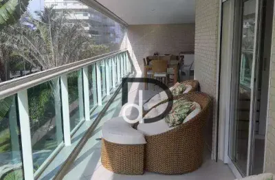 Apartamento com 4 dormitórios para alugar, 187 m² por R$ 18.000/mês - São Lourenço - Bertioga/SP